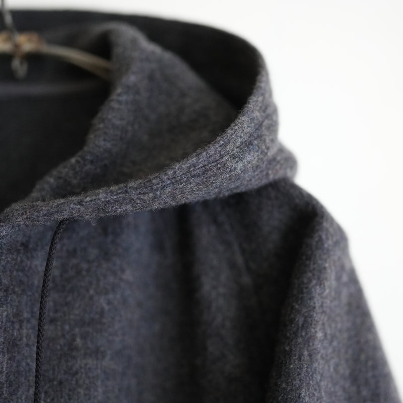 MAATEE&SONS BRUSHED HOODED BLOUSON