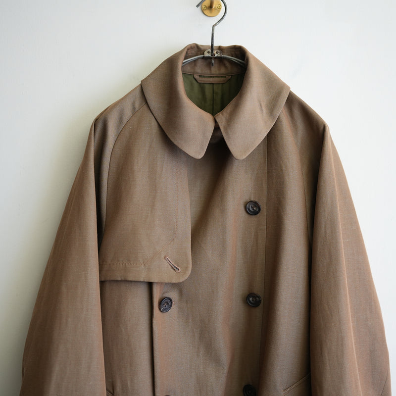 MAATEE&SONS W/L/C GABARDINE TRENCH COAT