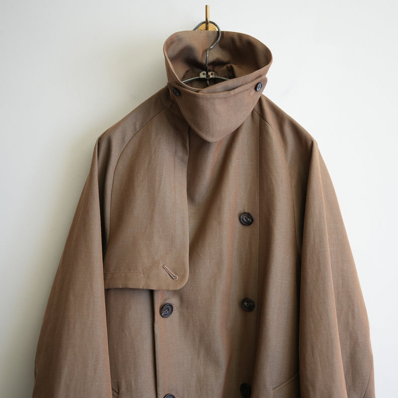 MAATEE&SONS W/L/C GABARDINE TRENCH COAT