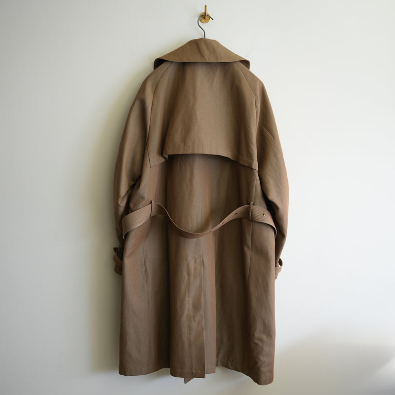 MAATEE&SONS W/L/C GABARDINE TRENCH COAT