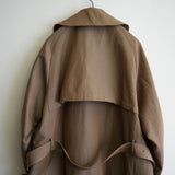 MAATEE&SONS W/L/C GABARDINE TRENCH COAT