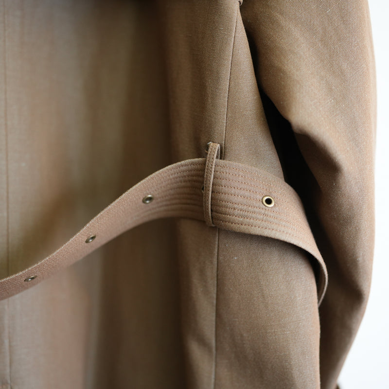 MAATEE&SONS W/L/C GABARDINE TRENCH COAT
