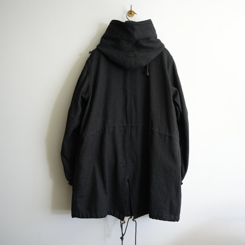 MAATEE&SONS CASHMERE LINEN FISH TAIL COAT