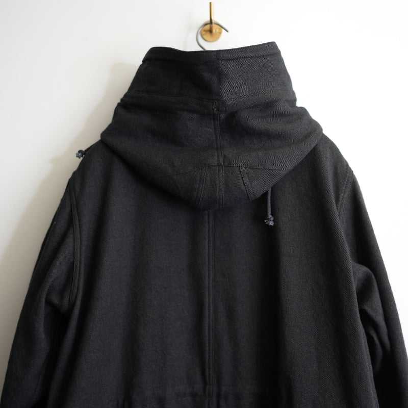 MAATEE&SONS CASHMERE LINEN FISH TAIL COAT