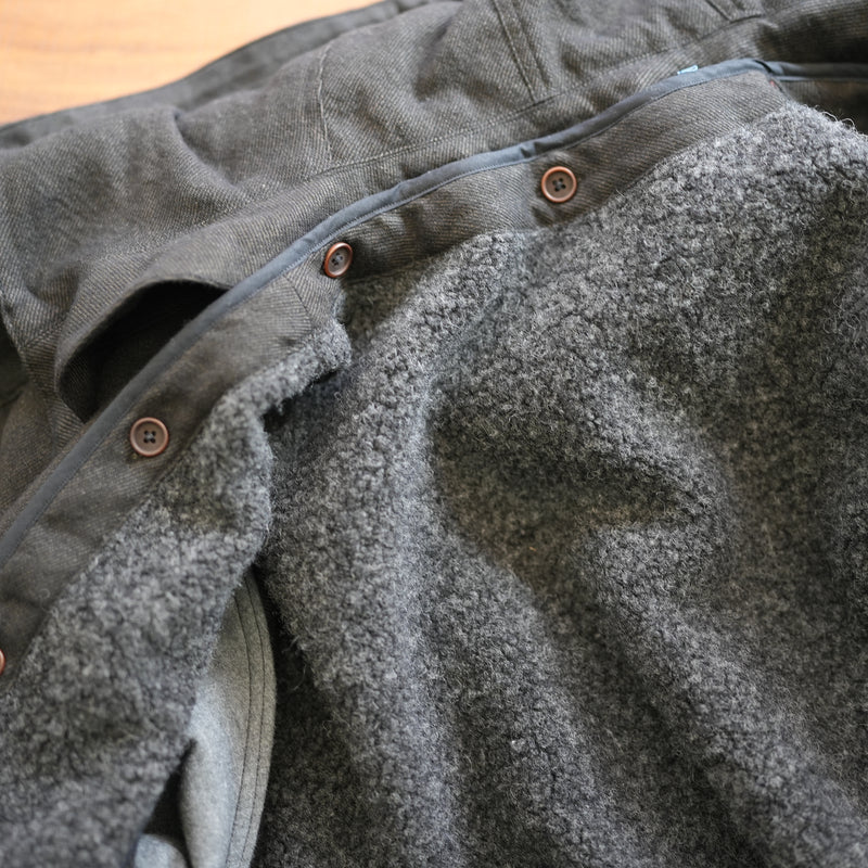 MAATEE&SONS CASHMERE LINEN FISH TAIL COAT