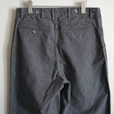 NICENESS TWISTED CHAMBRAY UTILITY PANTS "S.BLISS"