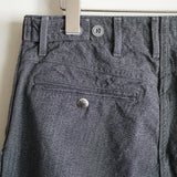 NICENESS TWISTED CHAMBRAY UTILITY PANTS "S.BLISS"