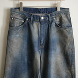 ANCELLM AIGING MIDDLE STRAIGHT 5P DENIM PANTS
