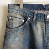 ANCELLM AIGING MIDDLE STRAIGHT 5P DENIM PANTS