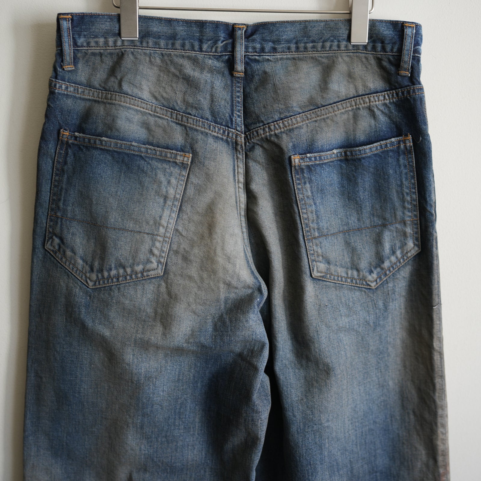 ANCELLM AIGING MIDDLE STRAIGHT 5P DENIM PANTS – RASSEMBLE