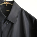 LOEFF ALUMO BROAD REGULAR COLLAR SHIRT NAVY
