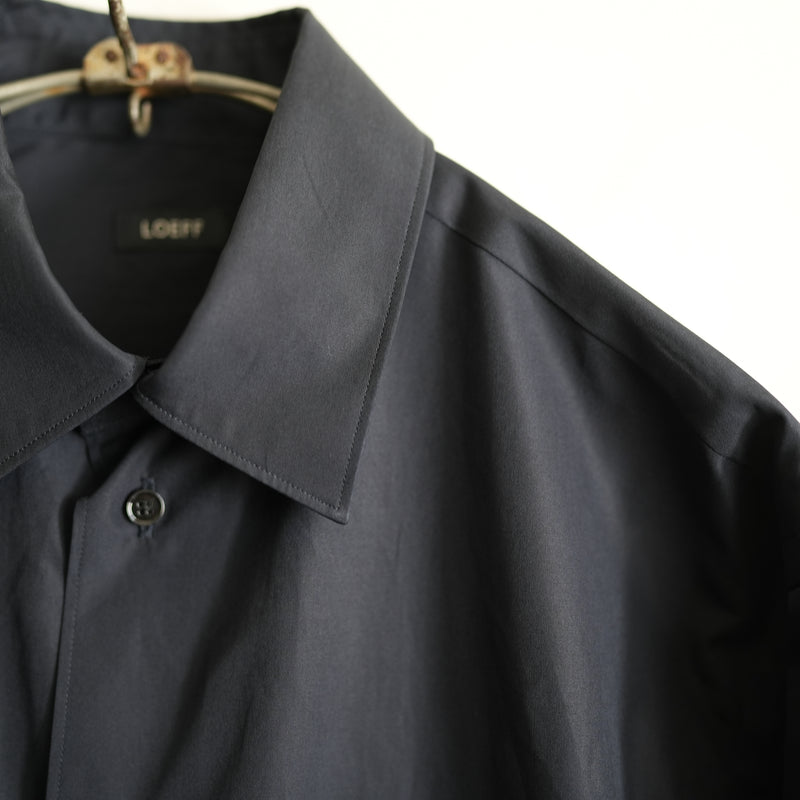 LOEFF ALUMO BROAD REGULAR COLLAR SHIRT NAVY – RASSEMBLE