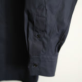 LOEFF ALUMO BROAD REGULAR COLLAR SHIRT NAVY