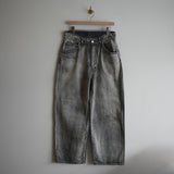 ANCELLM #01 MID TAPERED 5P DENIM PANTS BLK