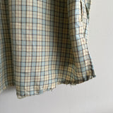 ANCELLM NEL CHECK OVER WORK SHIRT CREAM