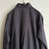 ANCELLM NEL CHECK OVER WORK SHIRT NAVY