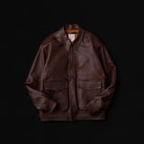 NICENESS Buffalo Leather A-2N Aviator Jacket "FLASH"