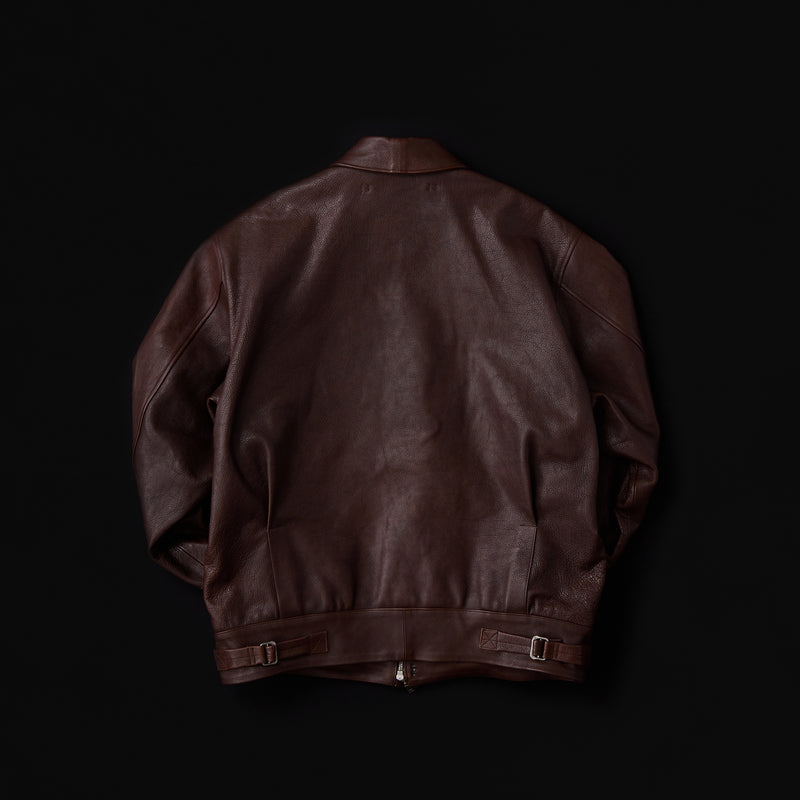 NICENESS Buffalo Leather A-2N Aviator Jacket "FLASH"