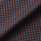 ULTERIOR COTTON WOOL CHECKED TWILL SHIRT