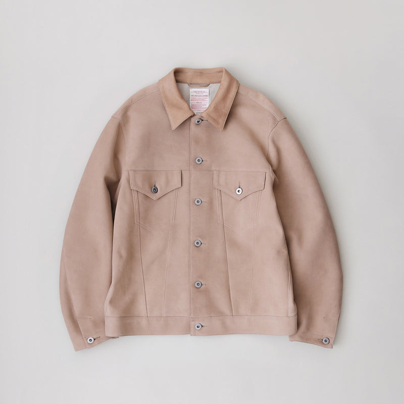 NICENESS LAMB SUEDE TRACKER JACKET "MACLEAN"