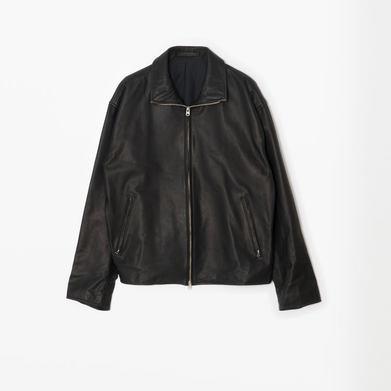 YOKO SAKAMOTO NUBUCK LEATHER RIDERS JACKET