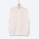 The DUFFER N NEPHEWS MELANGE DRIVERS KNIT VEST "OPIHR" ECRU