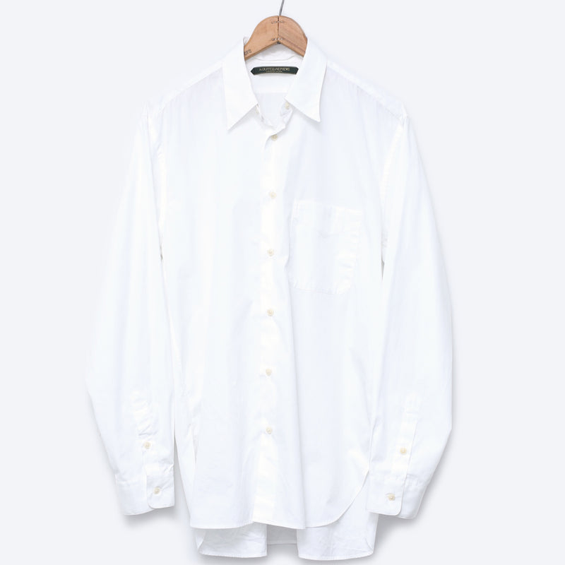 The DUFFER N NEPHEWS DETACHABLE COLLAR DRESS SHIRT "GALLO" WHITE