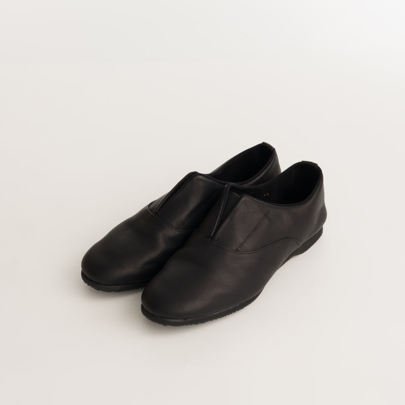 YOKO SAKAMOTO GUIDI LEATHER JAZZ SLIP-ON SHOES