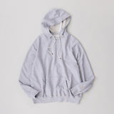 NICENESS COTTON SILK SWEAT HOODIE "COURTNEY"