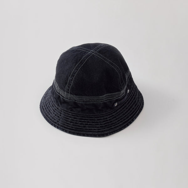 NICENESS AGED EFFECT DENIM HAT "B.MATLOCK"