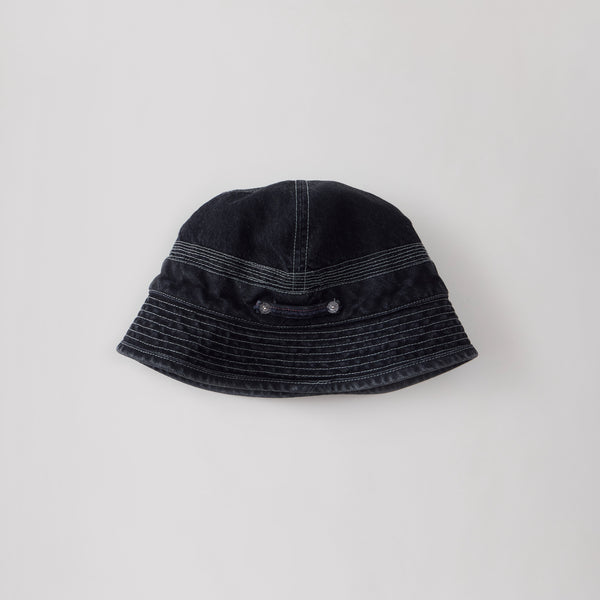 NICENESS AGED EFFECT DENIM HAT "B.MATLOCK"