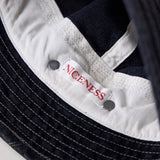 NICENESS AGED EFFECT DENIM HAT "B.MATLOCK"