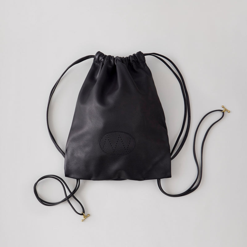 NICENESS DEER LEATHER KNAPSACK "ROGER"