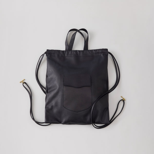 NICENESS DEER LEATHER KNAPSACK "ROGER"