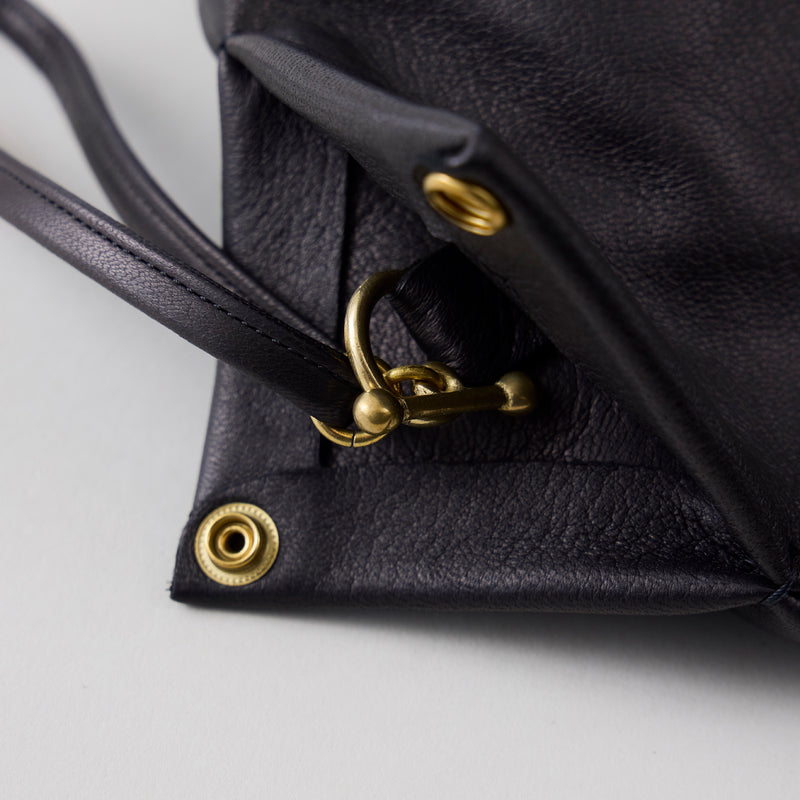 NICENESS DEER LEATHER KNAPSACK "ROGER"