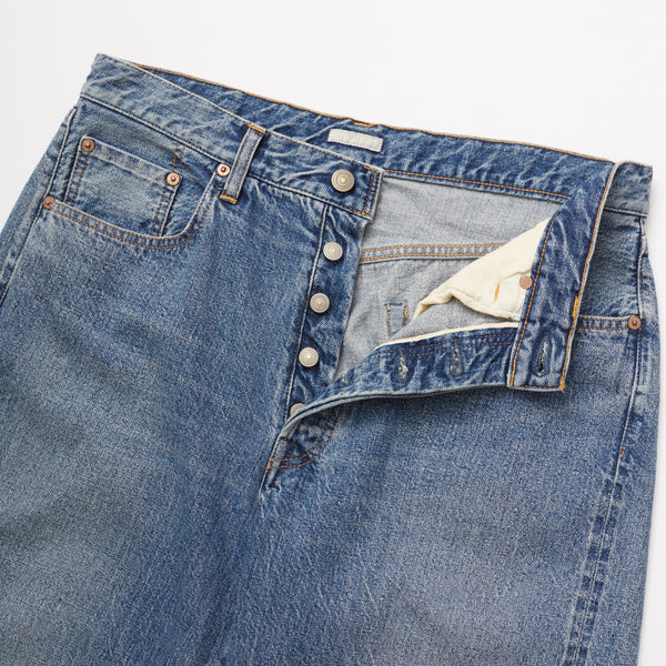 ULTERIOR VINTAGE WASHED SELVEDGE DENIM 5P PANTS