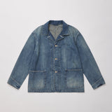ULTERIOR FADED LIGHT DENIM COVERALL