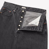 ULTERIOR WASHED SELVEDGE BLACK DENIM 5P PANTS