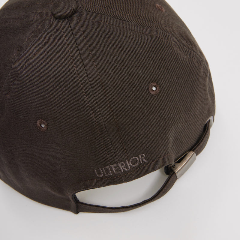 ULTERIOR WASHED VINTAGE TWILL 6 PANELED CAP