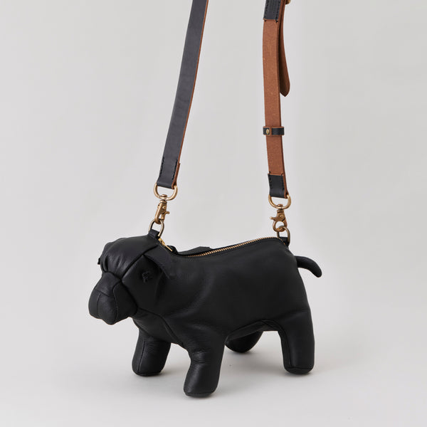 NICENESS GLOVE LAMB LEATHER ANIMAL BAG "CHESTY"