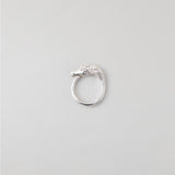 NICENESS NN HORSE SILVER RING "AMON"