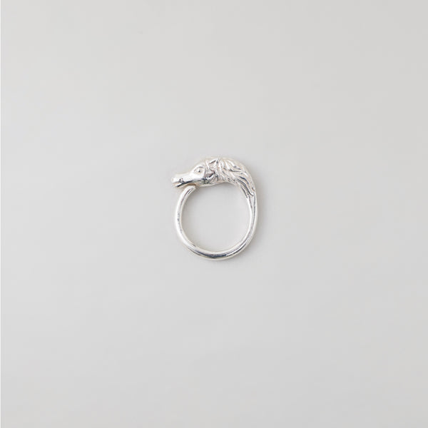 NICENESS NN HORSE SILVER RING "AMON"