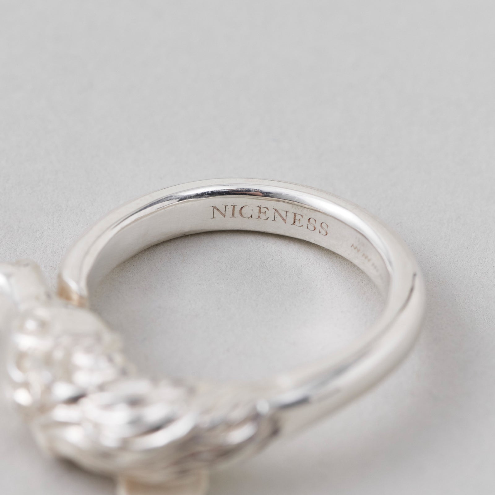 NICENESS NN HORSE SILVER RING 