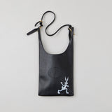 NICENESS PRINTED HORSE LEATHER SHOULDER BAG "LOWE.TUNES"