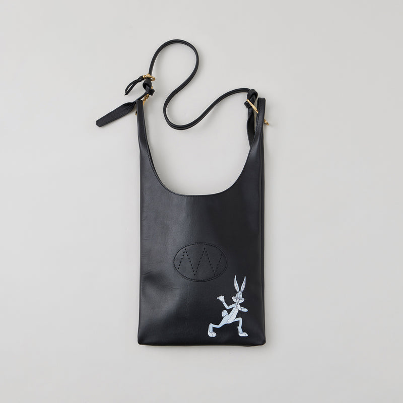 NICENESS PRINTED HORSE LEATHER SHOULDER BAG "LOWE.TUNES"