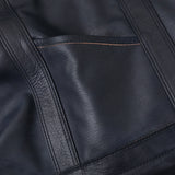 NICENESS CORE BROWN COW LEATHER SHOULDER  TOTE BAG "L.LEDZ"