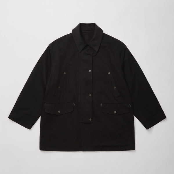 ULTERIOR WASHED VINTAGE TWILL MIL-COAT