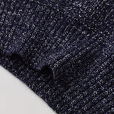 NICENESS WOOL CHAMBRAY MECHANICAL BEACH SWEATER "B.BILLIE"