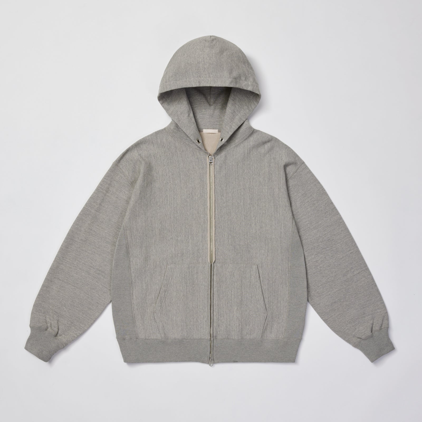 ULTERIOR FADED SILKY TERRY RW ZIP PARKA GRAY – RASSEMBLE