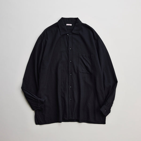 NICENESS S140 OPEN COLLAR DRESS SHIRT 